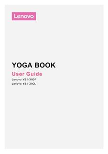 Lenovo Yoga Book YB1 X90F manual